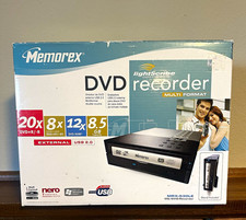 Memorex External DVD Recorder / CD Burner (LightScribe) - Open Box new picture