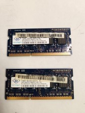 Nanya 4GB TOTAL PAIR OF (2) x 2GB SODIMM DDR3 1333 MHZ picture