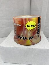 NEW Playo Blank DVD+R 4.7GB 120min 60 Pack Spindle DVD Recordable Discs 1-16x +R picture