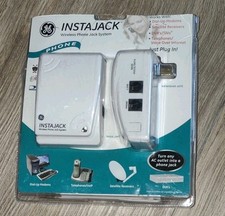 GE GENERAL ELECTRIC INSTAJACK WIRELESS PHONE JACK EXTENSION  86597 WHITE G1N picture