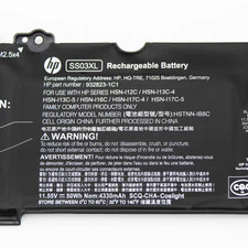 Genuine OEM SS03XL Battery For HP EliteBook 735 745 830 840 G5 933321-855 50Wh picture
