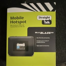 Straight Talk BLU BLAZE 5G Wi‑Fi Hotspot Modem, Wireless LTE, Black picture