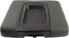 Front Center Console Armrest Lid Cover Black with Mat for 2014-2019 Vehicles picture