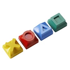 YMDK Metal Arrow Keycaps 4pcs Zinc Alloy Custom Mechanical Keyboard Caps picture