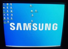 Vintage Gaming Samsung SyncMaster 750S CRT 17” Monitor Display White 1280x1024 picture