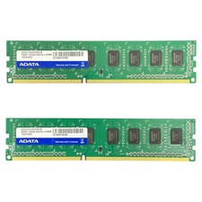 8GB ADATA 2x 4GB DDR3 Desktop Memory RAM U-DIMM PC3-10600 1333MHz AD3U1333C4G9-B picture