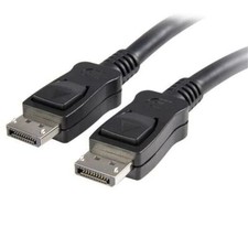 StarTech DISPLPORT1L 1ft Short DisplayPort 1.2Cable with Latches M/M DisplayPort picture