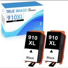 2PK 910XL Black Ink Cartridges for HP OfficeJet Pro 8010e 8012 8022 8025e 8028 picture