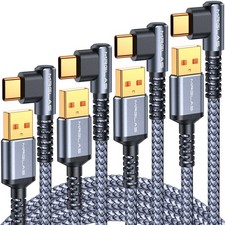 MRGLAS 3.2A USB C Charger Cable,[4-Pack, 6.6+6.6+6.6+6.6 FT, Grey  picture