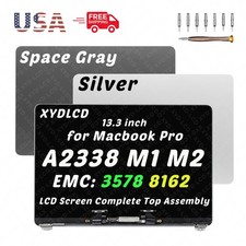for Macbook Pro A2338 EMC 8162 LCD Screen Display Replacement Space Gray Silver picture