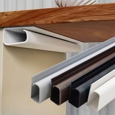 1pc PVC Desk Cable Tray Cable Management Under Desk Channel Cable Raceway Cord picture