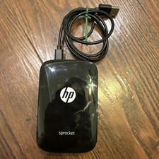 HP Sprocket Black Mini Wireless Bluetooth Photo Printer Zink SNPRH-1603 X7N08A picture
