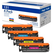 4PK High Yield CRG-131 C131 Toner For Canon 131 ImageCLASS LBP-7100CN LBP-7110CW picture
