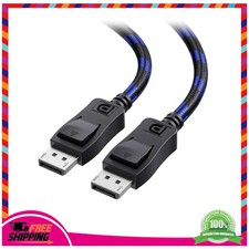 Cable Matters [VESA Certified] 32.4Gbps Braided DisplayPort Cable, 6ft picture