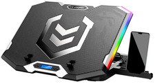 Base refrigerante para portátil gaming de 15 a 17,3 pulgadas, con 6 ventiladores picture