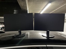 Lot 2 Acer SB220Q bi FHD 21.5 inch Widescreen IPS Monitor No Power Adapter picture