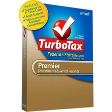 TurboTax Premier 2010 Investments & Rental Win/Mac CD | Full Updates | #1 Expert picture