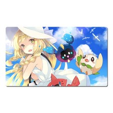Lillie Cosmog Rowlet Board Game Pokemon Table Playmat TCG CCG Mat Pad Mousepad picture