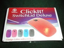 Wireless Mouse Change Colors Digital Treasures ClickIt SwitchLid Deluxe 6 Lids picture