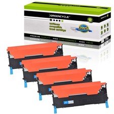 4PK Cyan Toner Fit for Samsung CLT-C406S CLT406S SL-C410 C412W C413w C460W C463W picture