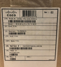CISCO DISK-15K-SAS-300G= / IBM PN: 43X0876 / BRAND NEW FACTORY SEALED BOX picture