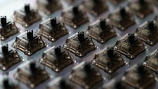 Lubed and filmed Gateron Ink Black V2 Linear Switches (90 Count) picture