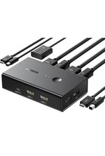 UGREEN HDMI KVM Switch 1 Monitor 2 Computers with 4 USB Ports Support 4K@60Hz picture