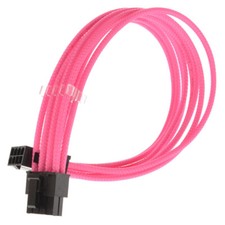 8-Pin White GPU PSU Sleeved Graphic Card Power Supply Extension + Cable Comb PC picture