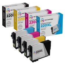 LD 4pk for Epson 220 XL T220XL Ink Cartridges Expression XP-320 XP-420 XP-424 picture
