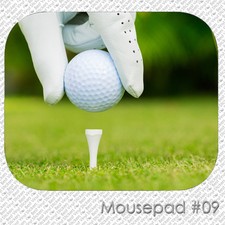 GOLF BALL SPORT COURSE COUNTRY CLUB HOLE CUSTOM MOUSE PAD MOUSEPAD (SM-01) picture