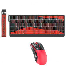 ATTACK SHARK X60HE & R1 Wireless Gaming Combo 60% Magnetic RGB Tri-Mode 18000DPI picture