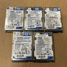5-pack LOT Western Digital Scorpio 250GB 2.5