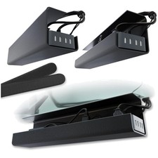 Efficient Under Desk Cable Organizer, 2pcs Self Adhesive picture