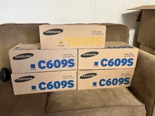Lot Of 5 Genuine Samsung Toner Cartridges 4 Cyan 1 Yellow Series CLP-770/775 picture
