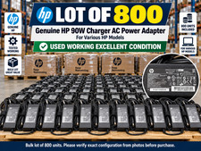 Lot of 800 Genuine HP 90W AC Power Adapters Laptop Chargers Power Supply OEM picture