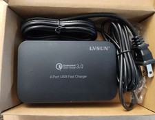 Lvsun 4 Port Fast Charger 3.0 USB W Car Charger. LS-Q4U picture