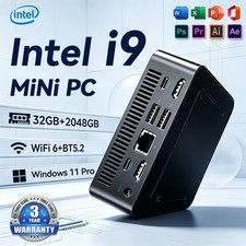Mini PC Windows 11 Pro Intel Core i9 16GB RAM 1TB SSD WiFi 6 4K picture