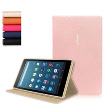 Magnetic Leather Stand Wallet Case Cover for All-New Amazon Fire HD 8 6/7/8th picture