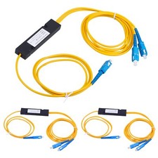 SC/UPC Fiber Optical Splitter 1x2(1 in 2 Out) Singlemode Fiber Pigtail for Ne... picture