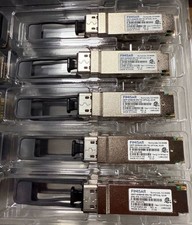 Lot of 5 Finisar FTL410QE2C-E5 019-078-046 40GBASE-SR4 QSFP Transceiver For EMC picture