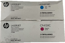 Lot of 2 HP 410X CF411XC Cyan CF413XC Magenta High Yield LaserJet Toner picture