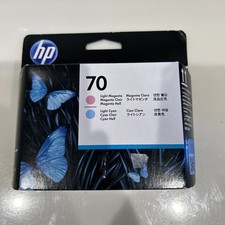 Genuine HP 70 Light Magenta / Light Cyan Printhead Date: December 2022 picture