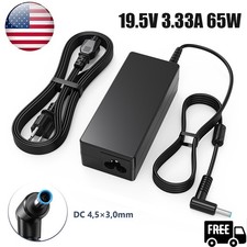 65W For HP Laptop AC Adapter Charger blue tip 19.5V 3.33A Pavilion 710412-001 US picture