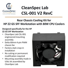 HP Z2 G5 SFF Rear Cooling Fan Kit 80W CPU Cooler CSL-001 V2 RevC picture