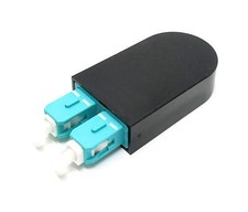 SC Fiber Optic 40GB OM4 Multimode 50/125 Loopback Adapter Tester Cable Aqua picture