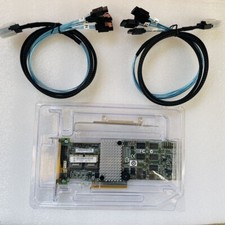 LSI LSI00202 Megaraid SAS 9260-8i RAID controller+SFF-8087 to (4) SATA cables picture