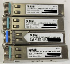 Lot of 4 NetworkHardwareResale GLC-LH-SM-NHR 1.3G 1310nm SFP Transceiver Module picture