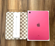 Apple iPad Pink Tablet Bundle w/ Apple Pencil, Burga Case/Cover & Boxes picture