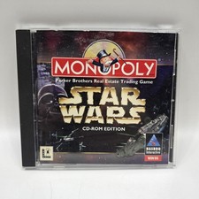 Vintage Hasbro Interactive Monopoly Star Wars CD-ROM PC Game Win 95 With Manual picture