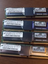 Micron 4GB (4x1GB) DDR2 DIMM PC2-5300F ECC Server RAM MT18HTF12872FDY-667F1D4 picture